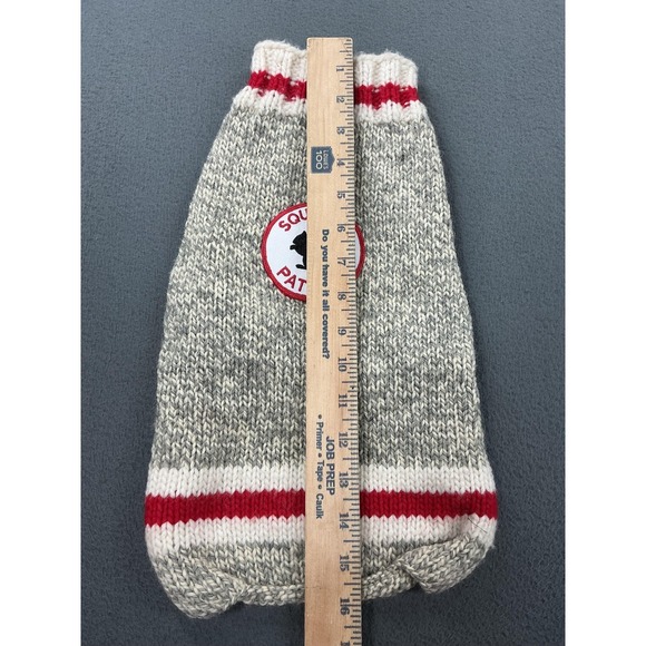 Chilly Dog Wool Dog Sweater Medium Gray Squirrel Patrol Warm Winter Knit Cozy - Picture 6 of 9